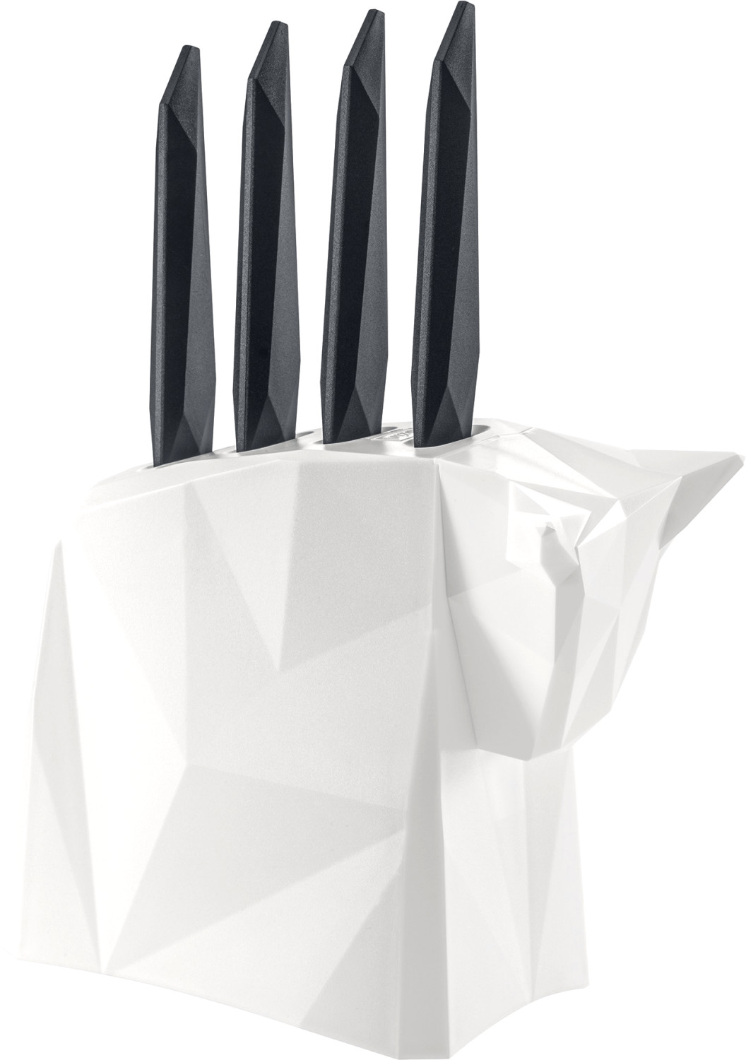 Koziol Bloc couteaux à steak Pablo blanc