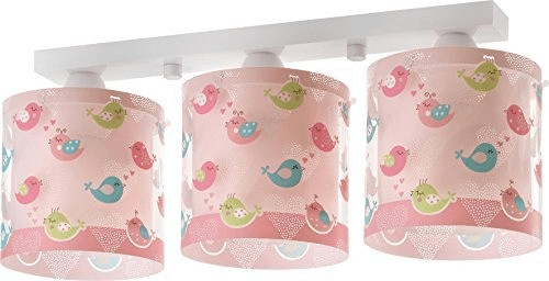 Dalber Plafonnier 3 lampes oiseaux