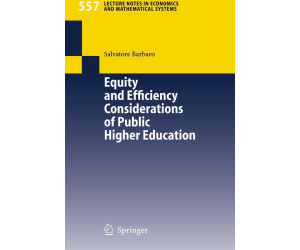 Equity and Efficiency Considerations of Public Higher Education (Barbaro, Salvatore)
