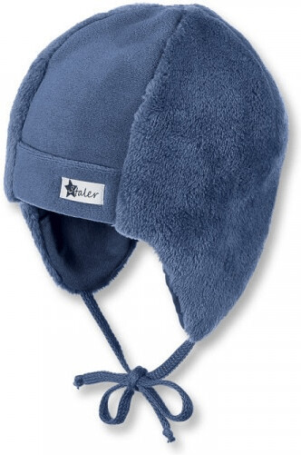 Sterntaler Bonnet Avec Visière Et Cache-Oreilles Pour Bébé Garçon 5-6 Mois - Bleu Clair