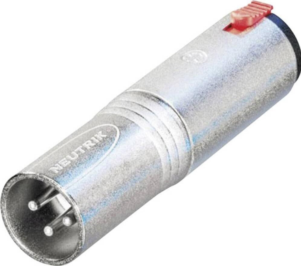 Neutrik NA3MJ Adapter XLR male/6,35 fem.