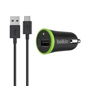 Belkin Chargeur allume-cigare 2,1 A avec câble USB-C (1,8 m)