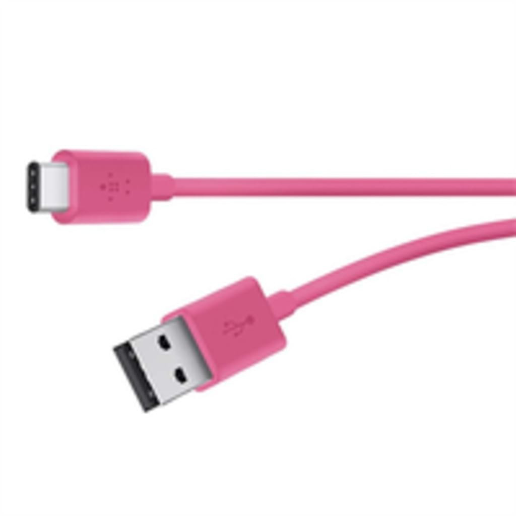 Belkin Câble de recharge USB 2.0 USB-A vers USB-C 1,8 m rose
