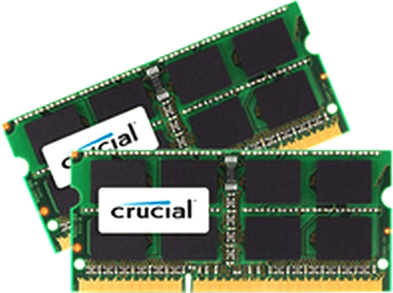 Crucial 16GB Kit SO-DIMM DDR3L PC3-14900 CL13 (CT2C8G3S186DM)