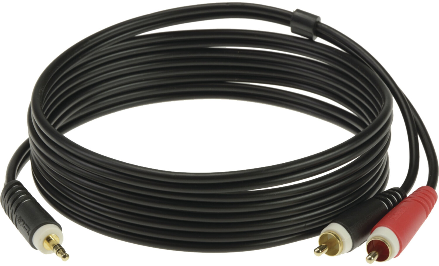 Klotz 1x Mini Klinke 3p. 2x Cinch Stecker / AY7 6,0m