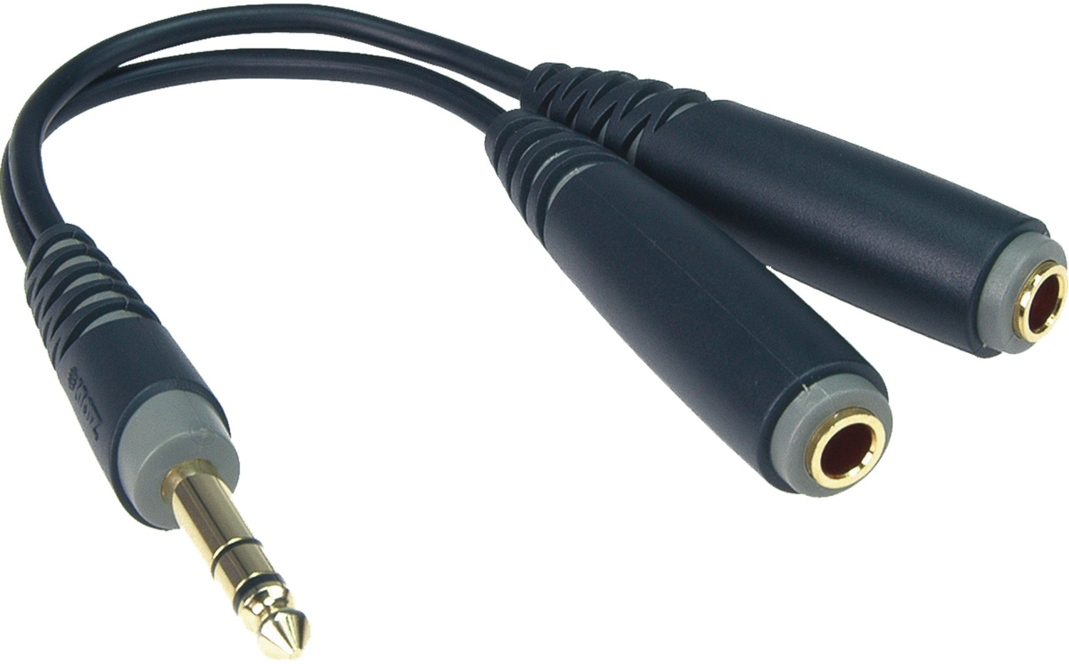 Klotz Adapter 1x 6,3mm male 3-pol. / 2x 6,3mm female 3-pol. (AYB-1) NEU