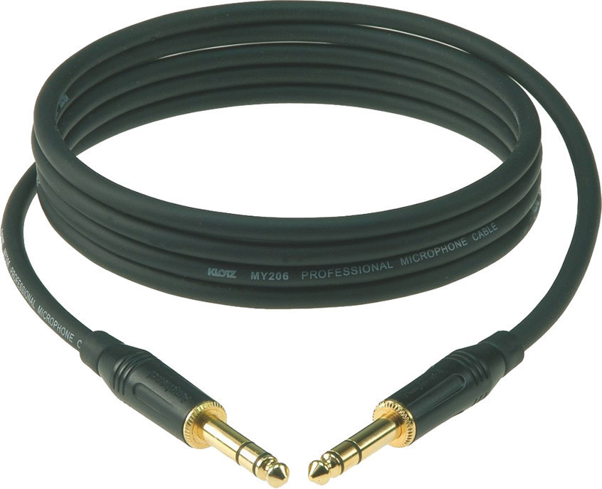 Klotz B3PP1-0200 6.3mm 3P-Klinke zu 6.3mm 3P-Klinke 2m Kabel