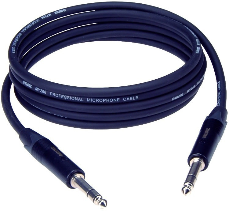 Klotz B4PP1-0060 Neutrik 6,35 mm Klinke-Mikrofonkabel, 60 cm