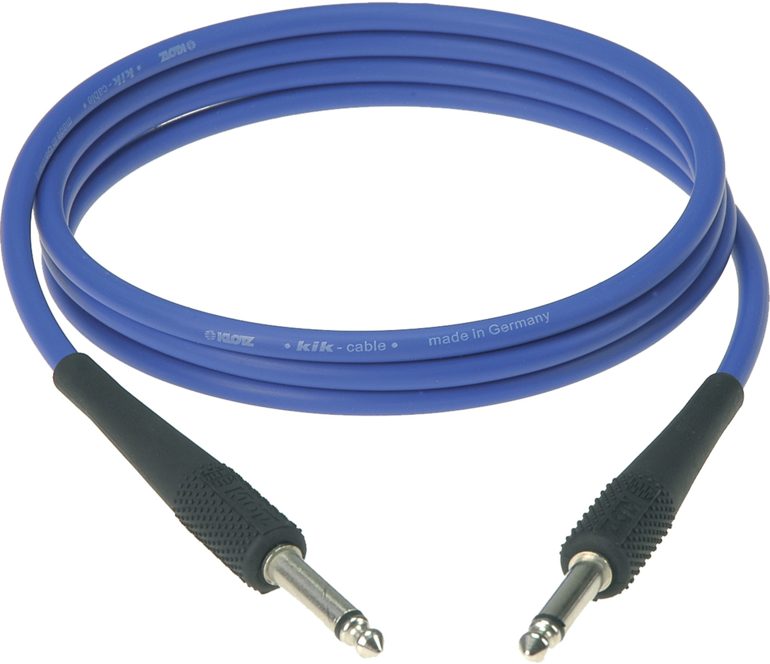 Photos - Cable (video, audio, USB) Klotz a-i-s Klotz KIK 6.3 mm Mono-Klinke-Instrumentenkabel, 3 m, blau
