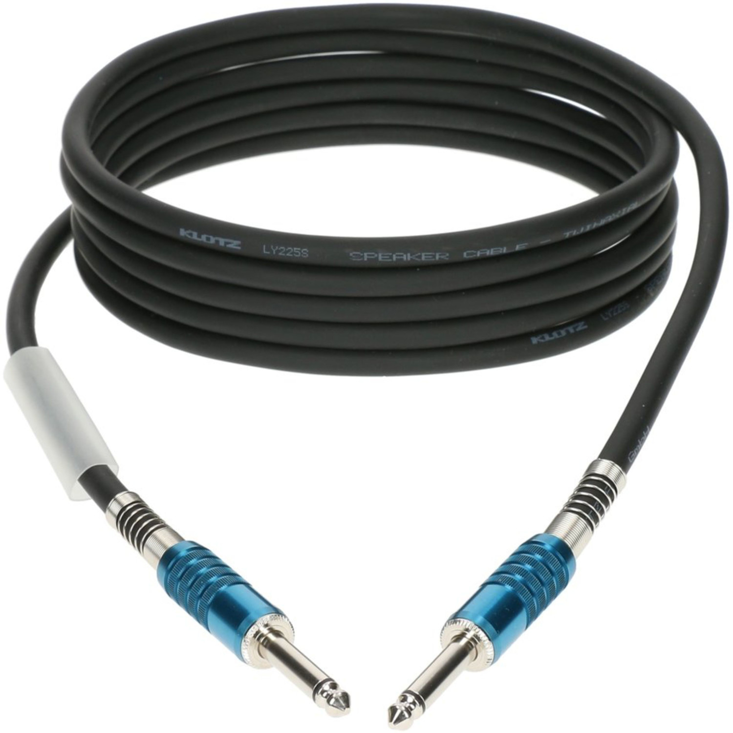 Klotz SC3PP03SW 6,35 mm Klinkenkabel, 3 m