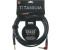 Klotz TIR0300PSP Neutrik Silent Plug 6,35 mm Mono-Klinke-Kabel mit 1 Winkelstecker, 3 Meter