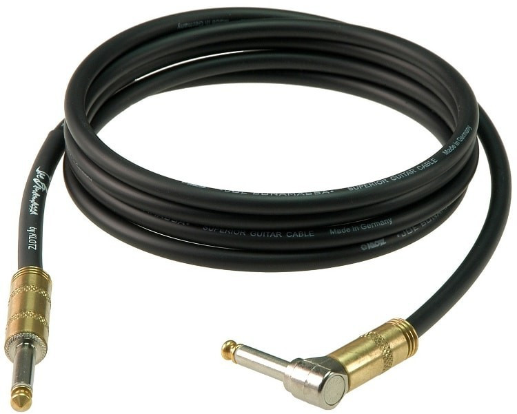 Klotz JBPR045 6,3 mm Mono-Klinke-Kabel mit 1 Winkelstecker, 4,5 m