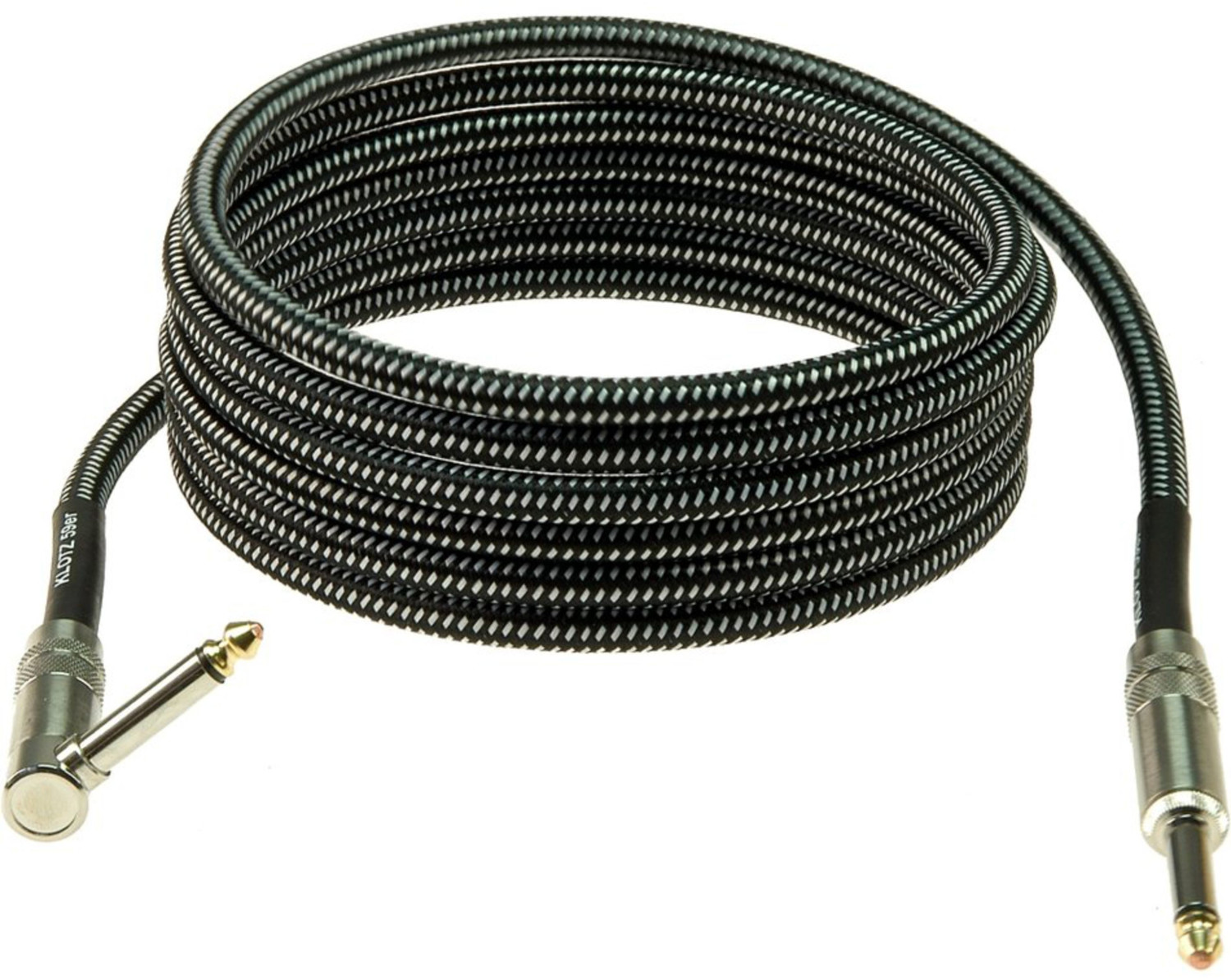 Klotz VINA0450 59er Vintage Gitarrenkabel mit Winkelstecker, 4,5 m
