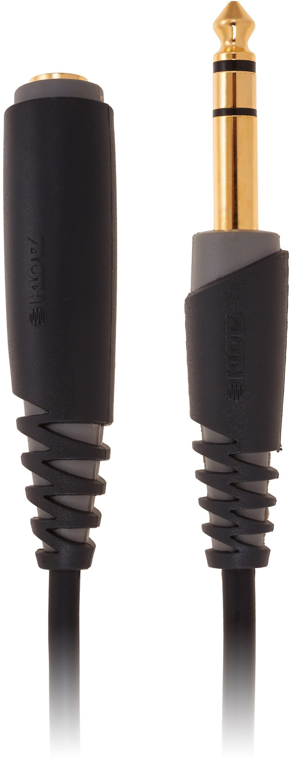 Klotz 6,3 mm Klinke 3 pol. Verlängerung 6m (AS-EX20600) Kopfhörer-Kabel NEU