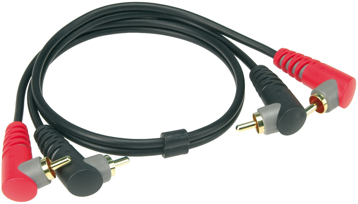 Photos - Cable (video, audio, USB) Klotz a-i-s Klotz AT-CCA0300 Cinchkabel/RCA-RCA gewinkelt 3m