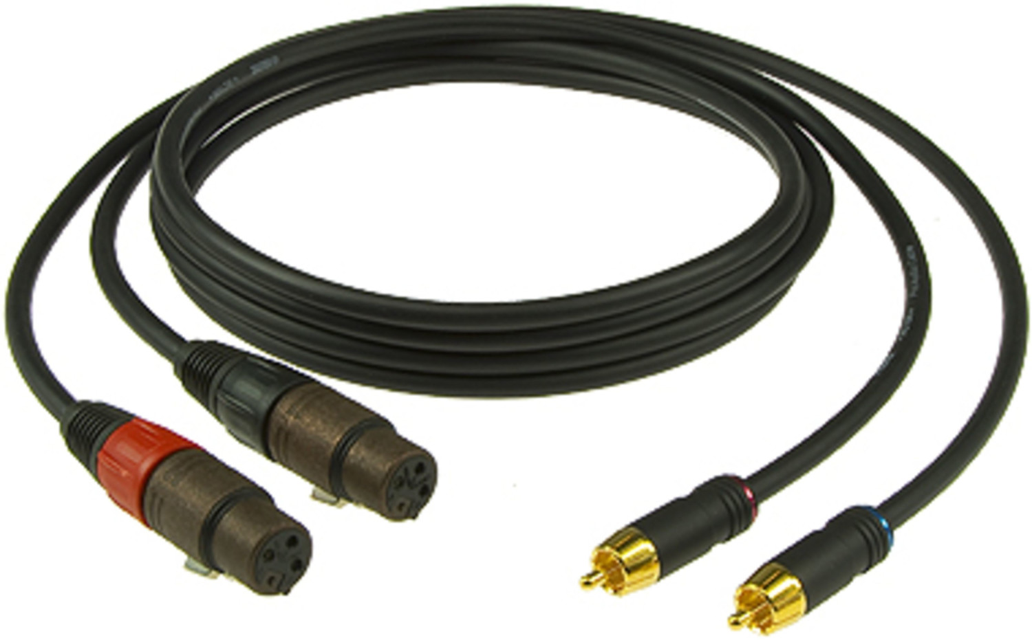 Klotz AL-RF0150 Audiokabel XLR female Cinch Stecker 1,5m, 2 Stück
