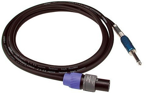 Klotz SC3-SP05SW Neutrik Lautsprecherkabel SpeakON 2p Klinke 2p, 5 Meter