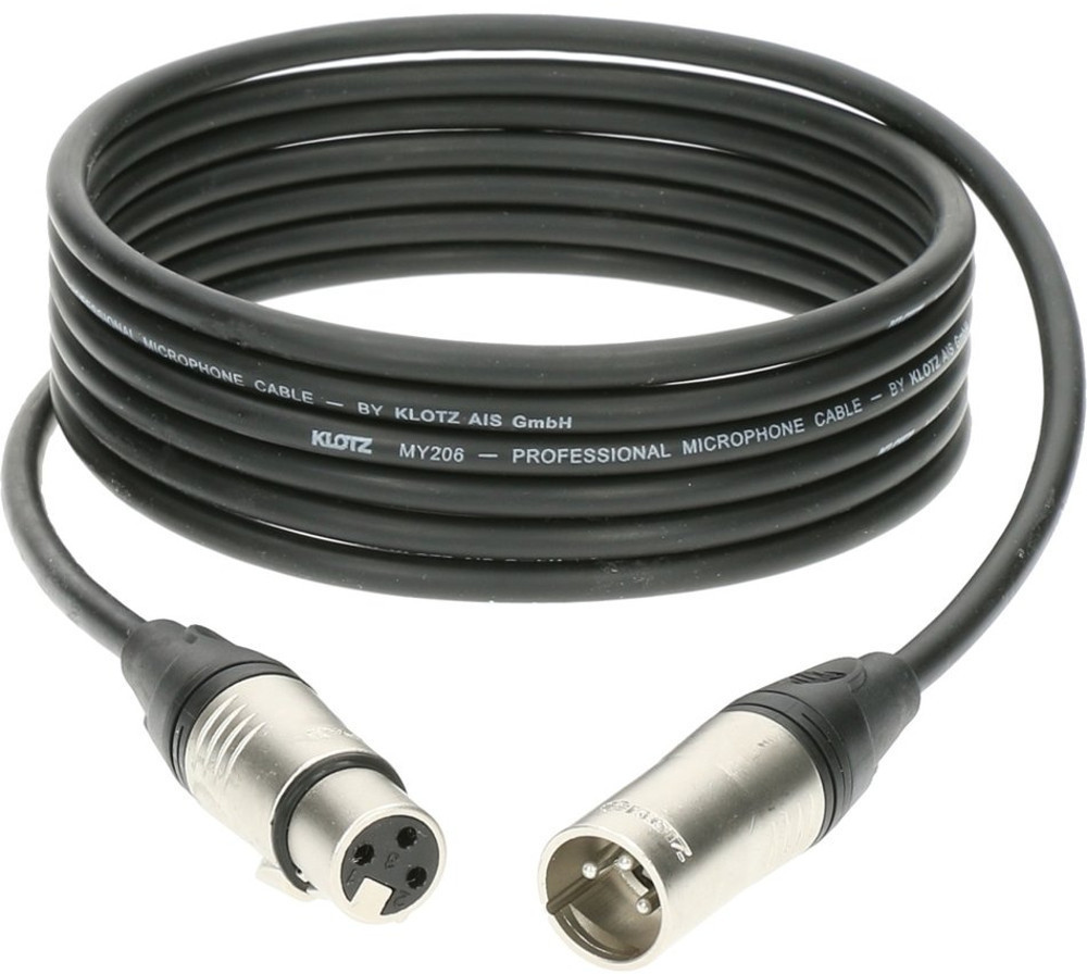 Klotz M1K1FM0500 Mikrofonkabel Amphenol XLR, 3-polig, 5 m
