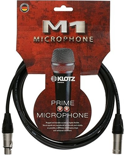 Klotz M1 Prime Mikrofonkabel 20m XLR/XLRschwarz