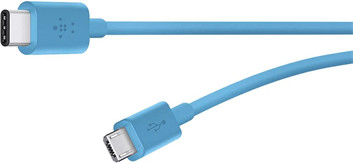 Belkin Câble de recharge USB 2.0 micro-USB vers USB-C 1,8 m bleu