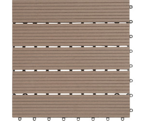 Gartenfreude Wpc Fliese 40 X 40 Cm 6 Stuck Ab 89 99