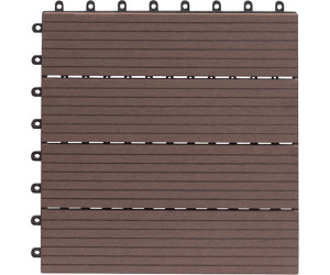 Gartenfreude Wpc Fliese 30 X 30 Cm Ab 33 99 Preisvergleich Bei