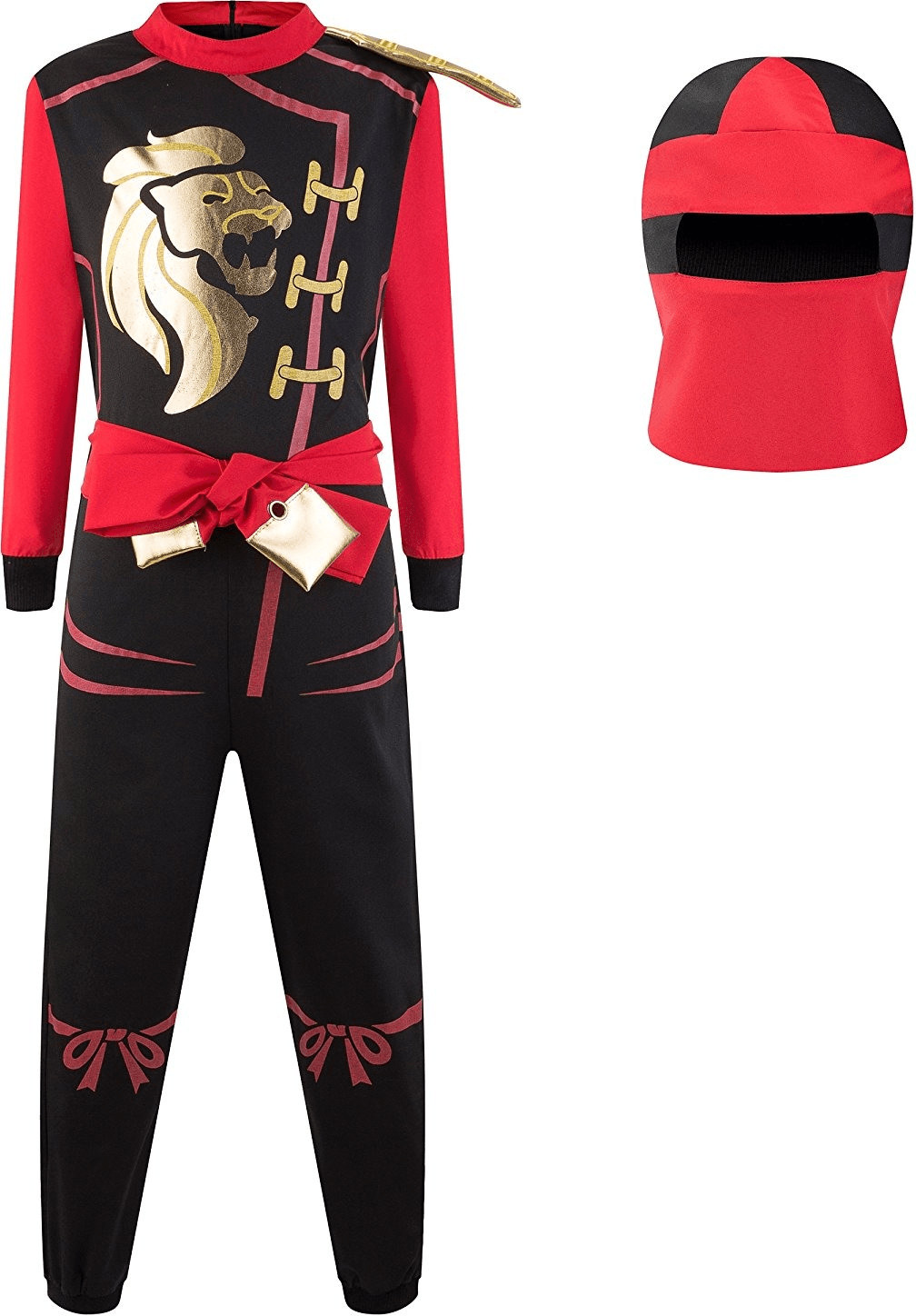 Katara Déguisement ninja (1771) rouge/noir