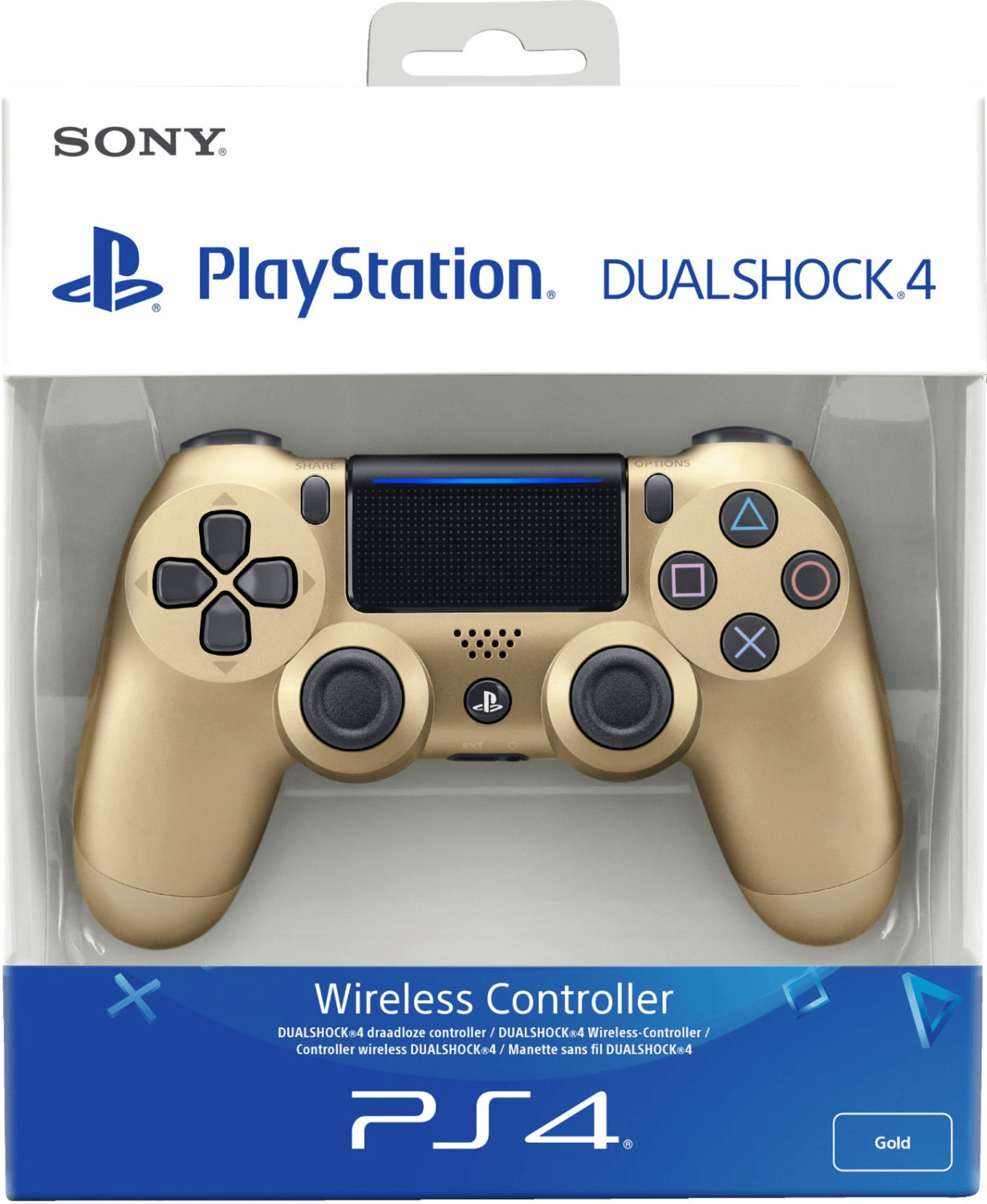 Manette PS4 sans fil Sony Dualshock Or V2 - Manette - Achat & prix