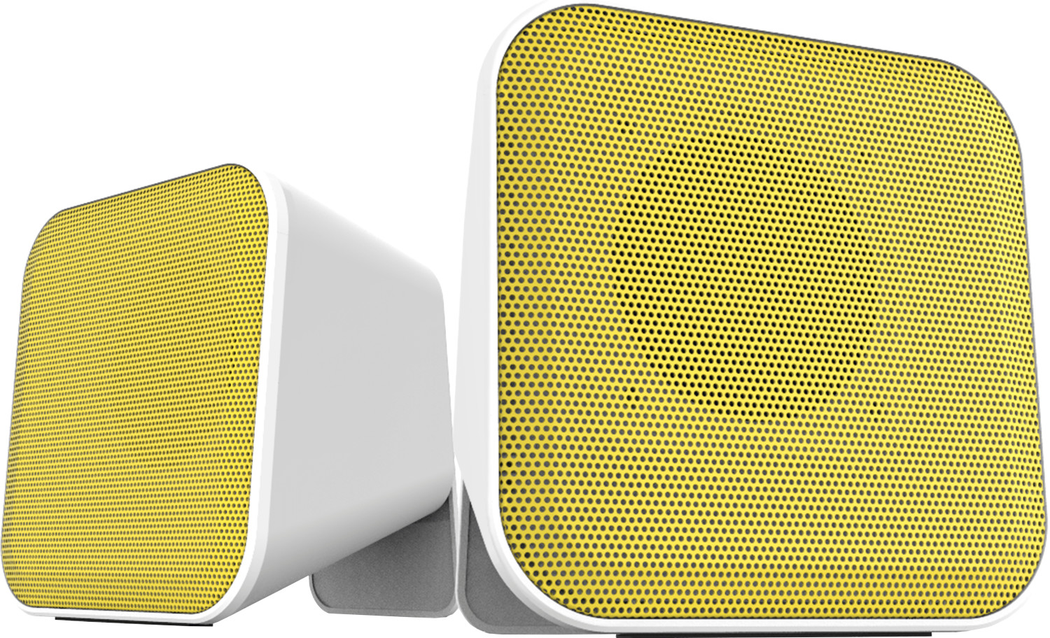 Speedlink Snappy Stereo Speakers white-yellow