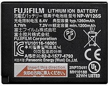 Fujifilm NP-W126S ab 47,99 € (Juni 2024 Preise) | Preisvergleich 