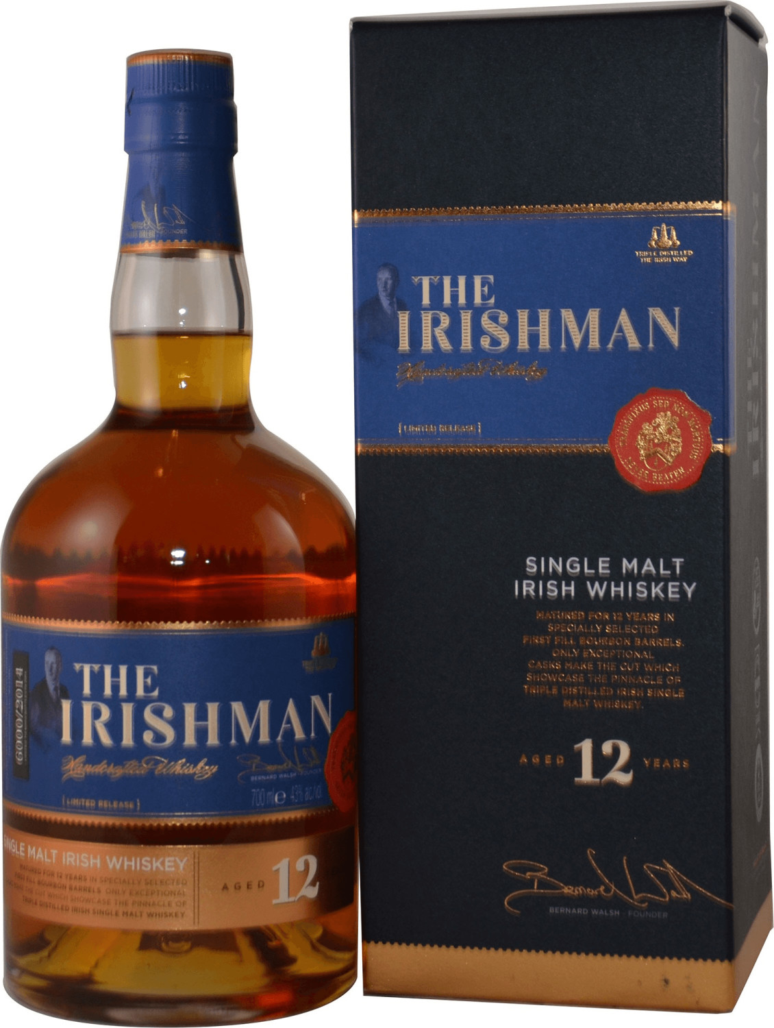 The Irishman 12 ans 0,7 L 43 %