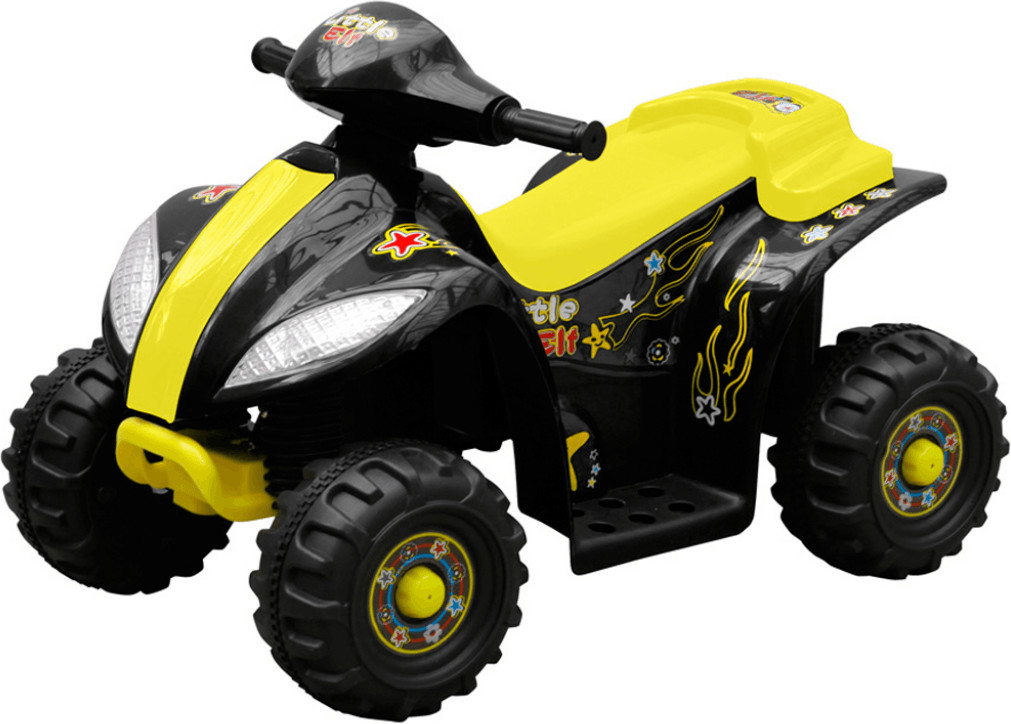 VidaXL Quad électrique pour enfants jaune/noir