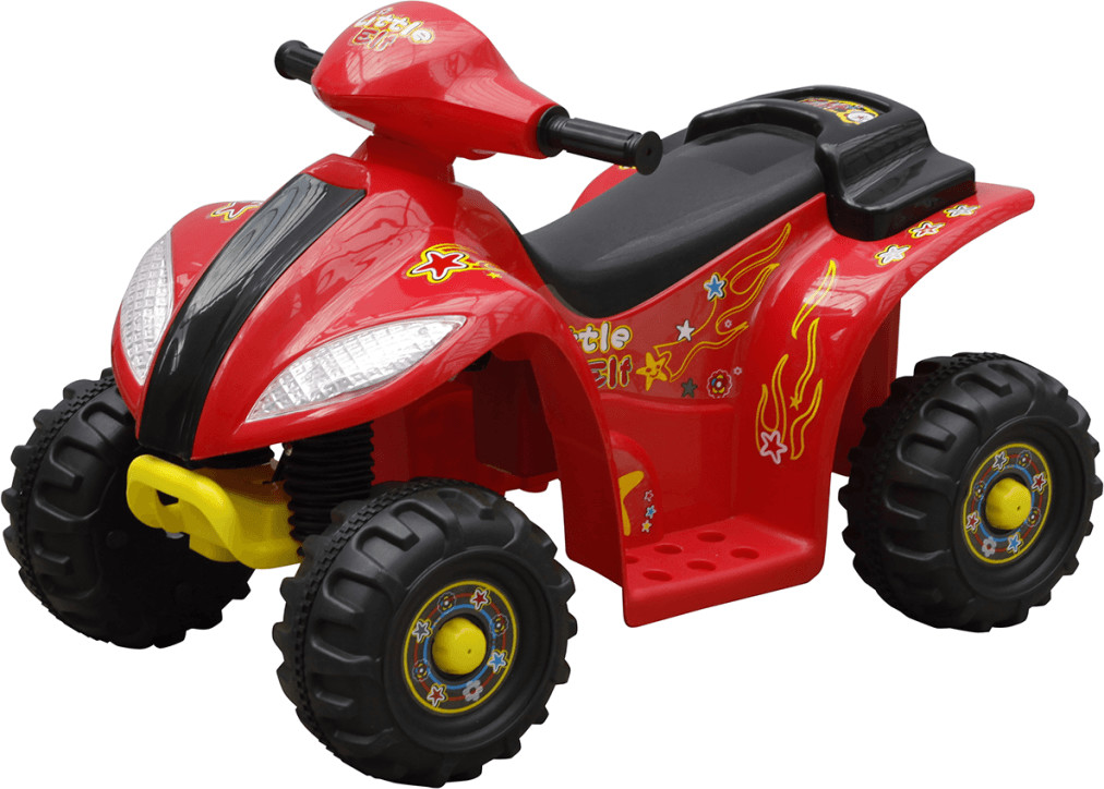 VidaXL Quad électrique pour enfants rouge/noir