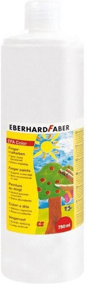 Eberhard Faber Peinture au doigt 750 ml blanc