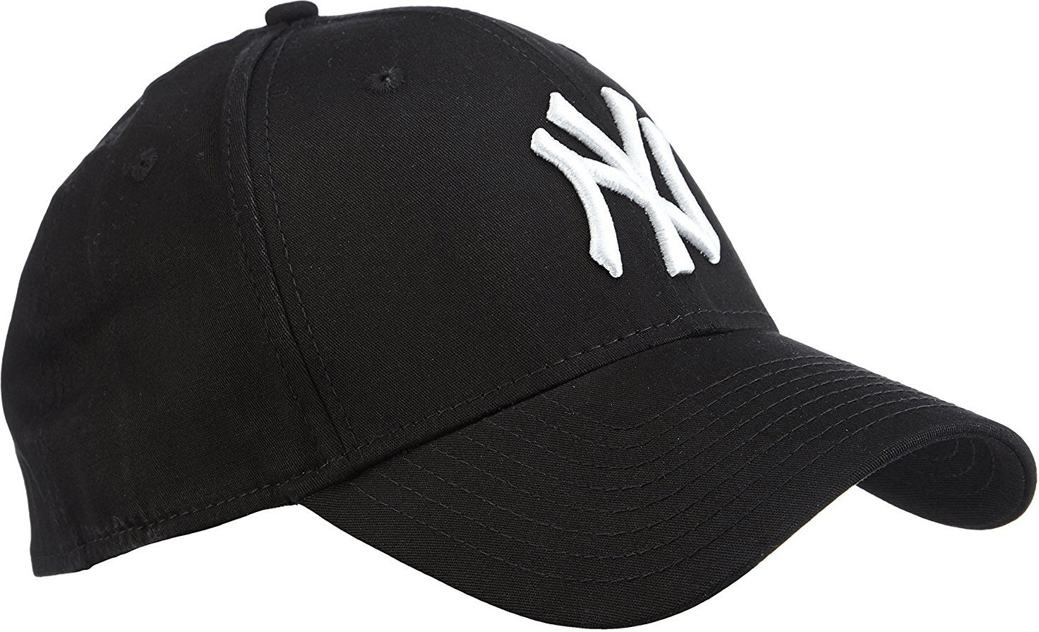 Gorra curva negra ajustada 39THIRTY Classic de New York Yankees MLB de New  Era