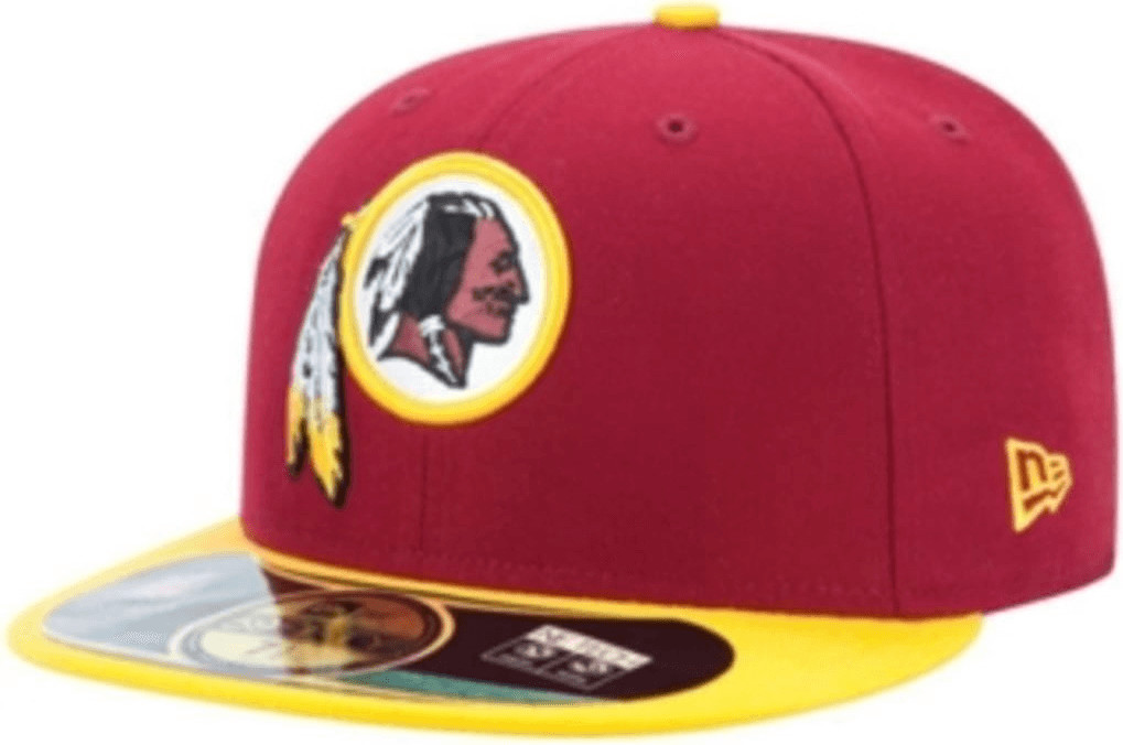 New Era Washington Redskins Authentic Performance On-Field 59FIFTY maroon/yellow