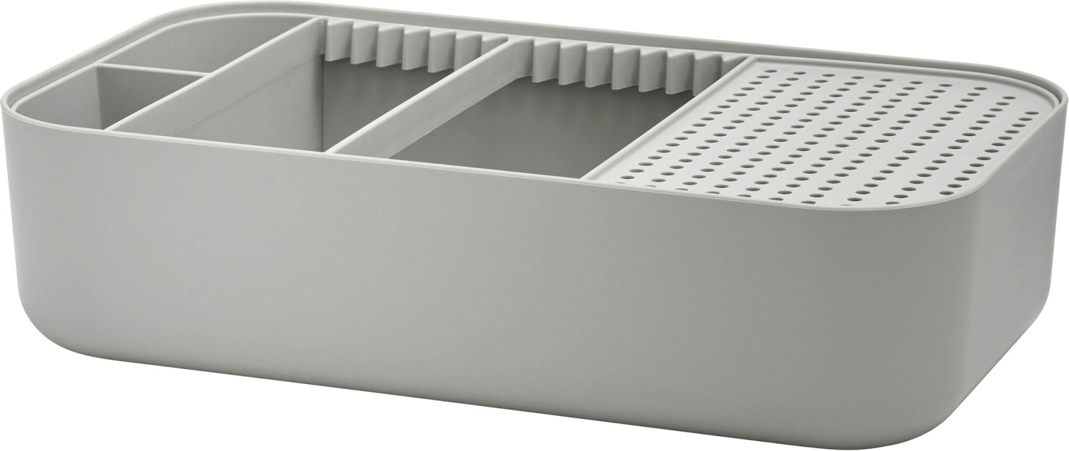 Stelton Rig-Tig DISHY bowl and draining board light grey