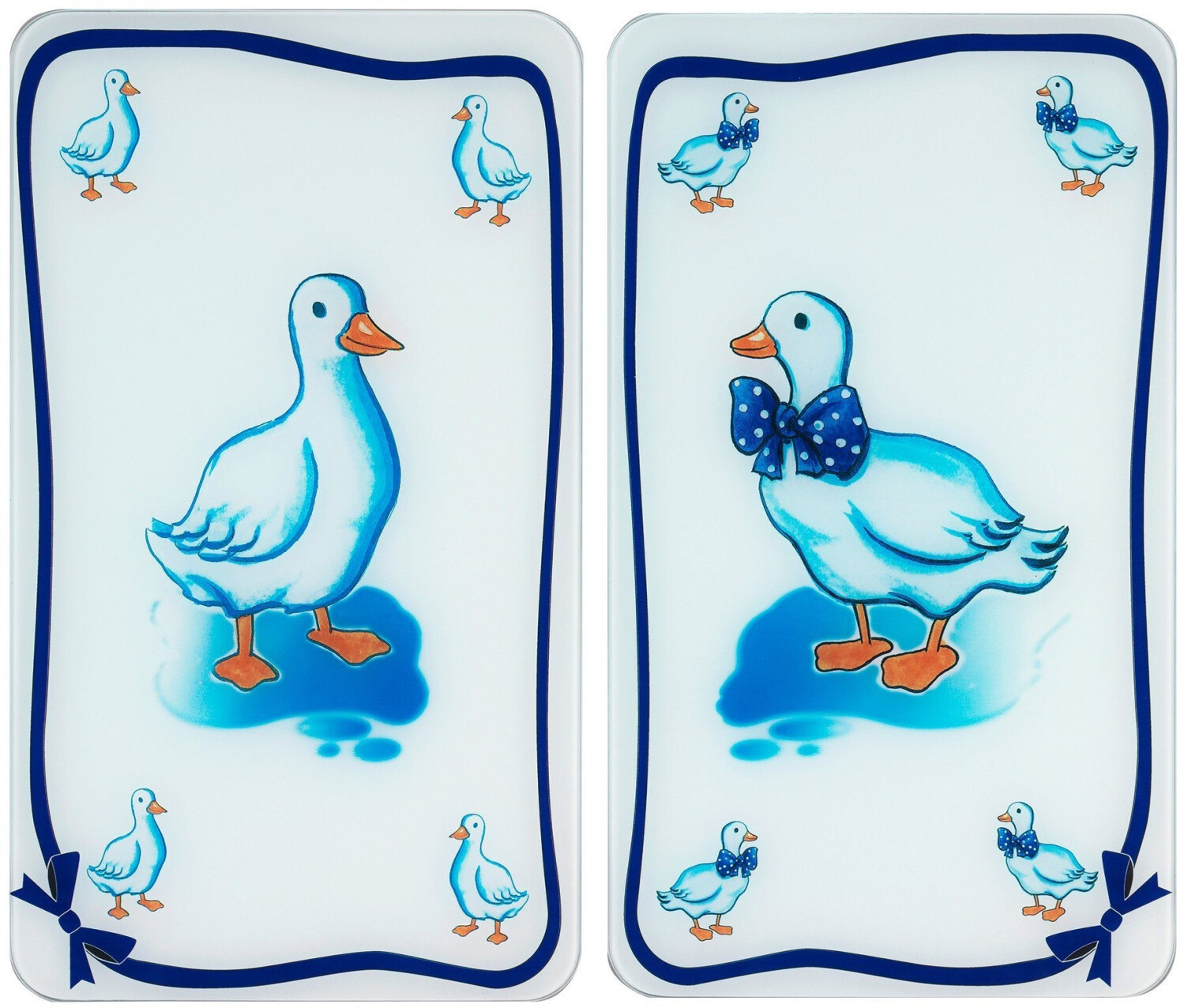 Wenko Lot de 2 protège-plaque universels Oies