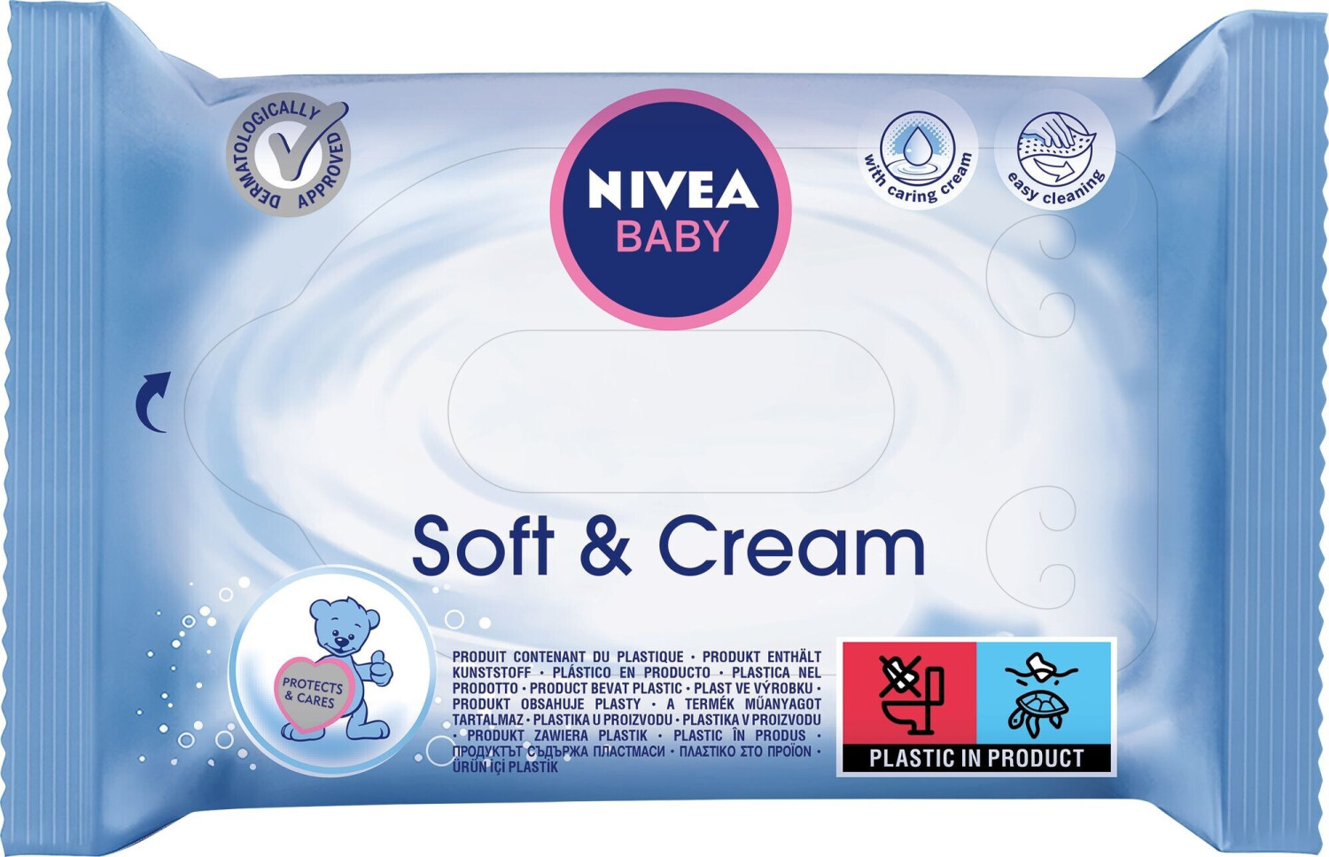 Nivea Lingettes Baby Soft & Cream