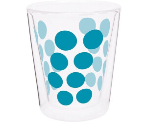 Zak Dot Dot Glass 20cl aqua blue