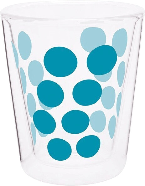 Zak Zak Dot Dot Glass 20cl aqua blue - Product image 1 of 1