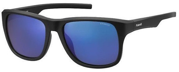 Polaroid PLD3019/S DL5 JY (matt black soft touch/grey-blue mirrored polarized)