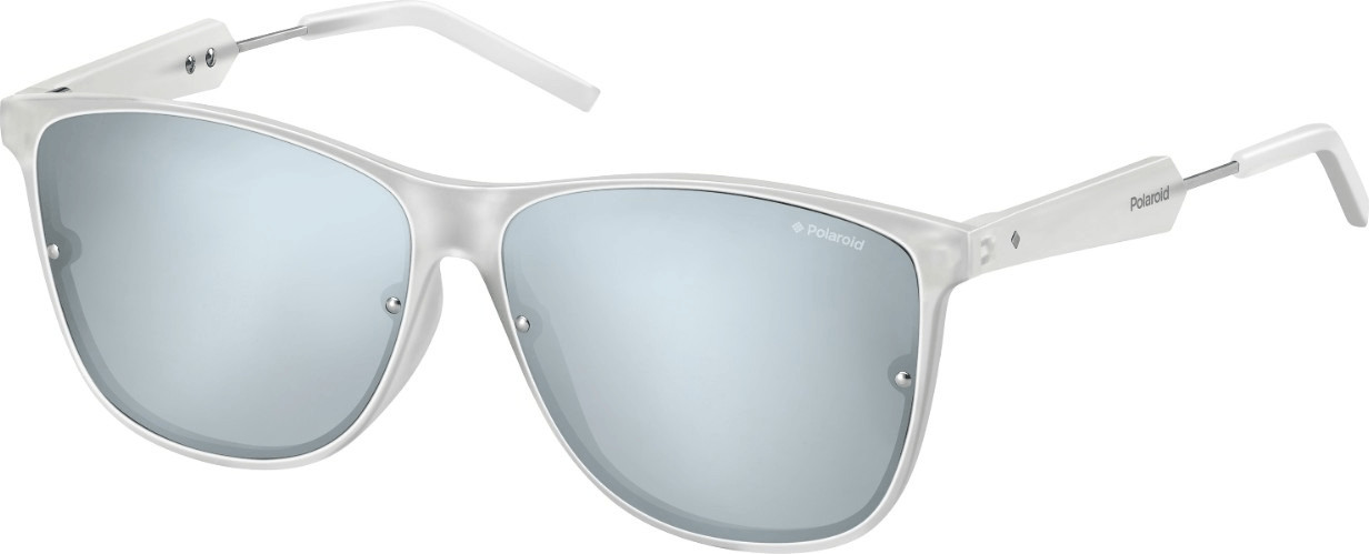 Polaroid PLD6019/S TNY JB (crystal matt-white-ruthenium/grey polarized mirrored)