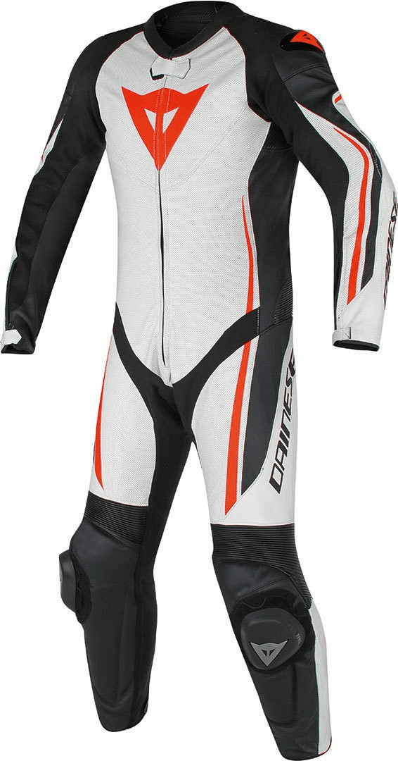 Dainese Combinaison Assen blanc/noir/rouge