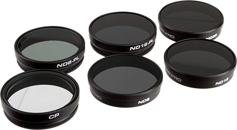 PolarPro DJI Phantom 4/Phantom 3 Filter Set 6-Pack Professional