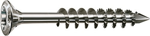 Spax Boîte de 200 vis bois tête fraisé T20 - Ø 4,5 mm - 50/32 mm - inox