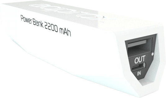 Approx Pocket Universal Power Bank 2200 mAh white