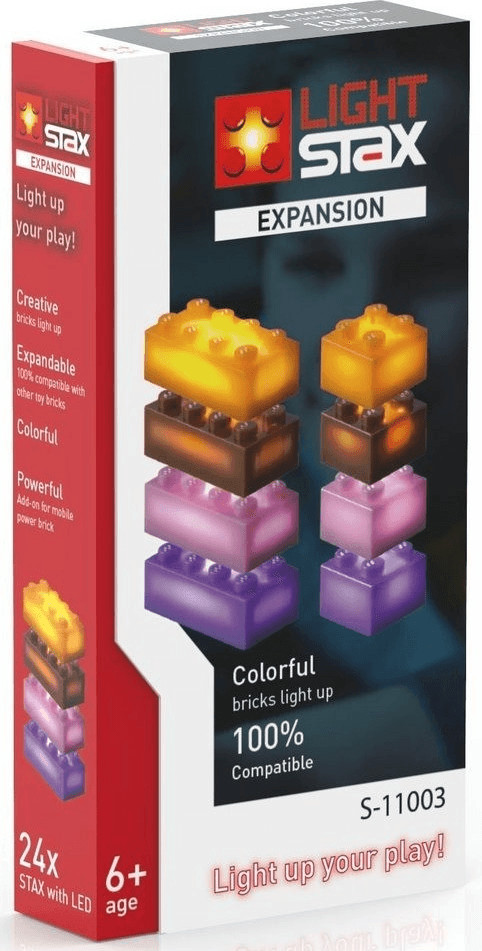 Light Stax Expansion Pack orange, brown, purple & pink