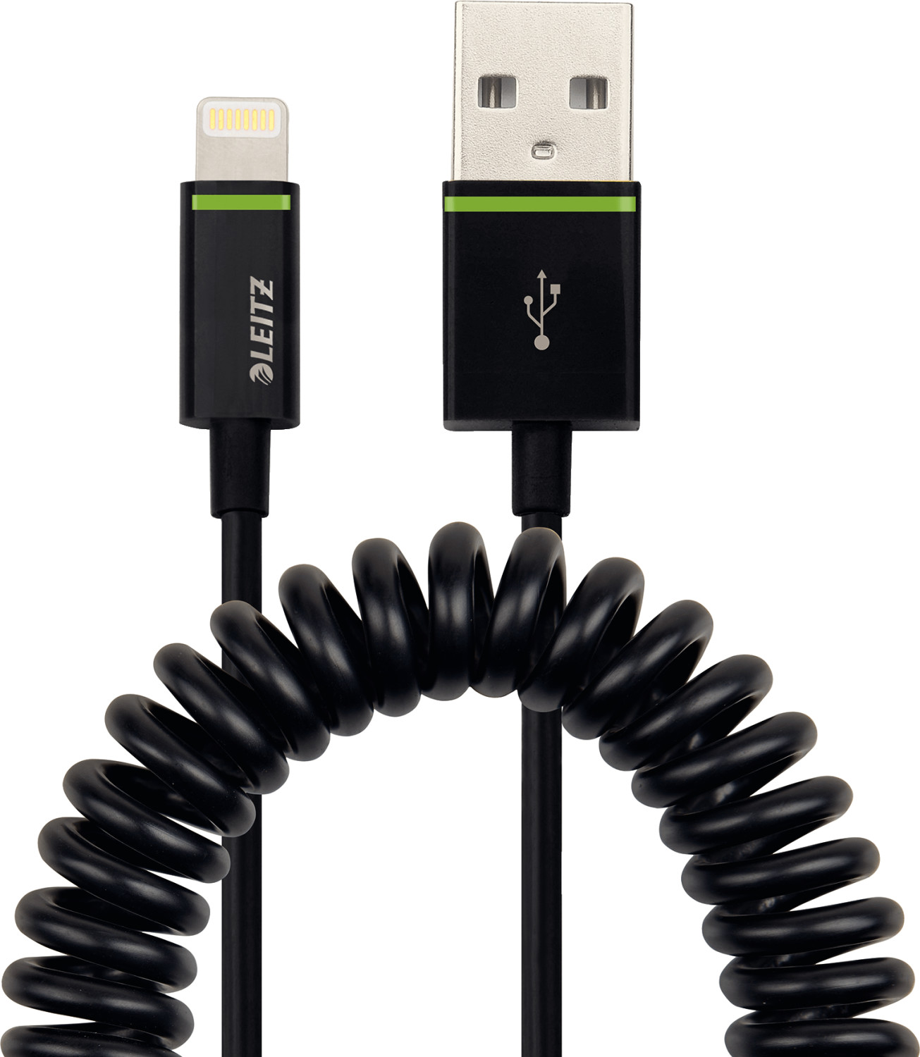 Leitz Câble spiralé Lightning vers USB 1m