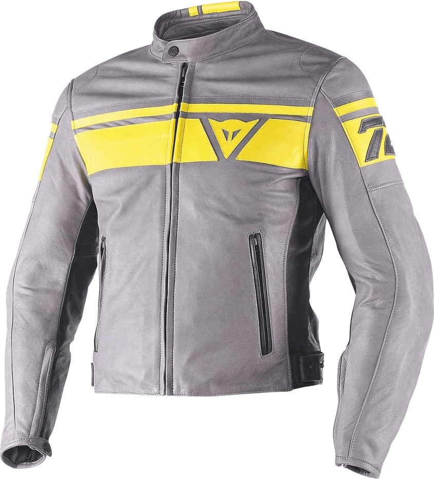 Dainese Blouson Blackjack gris/jaune